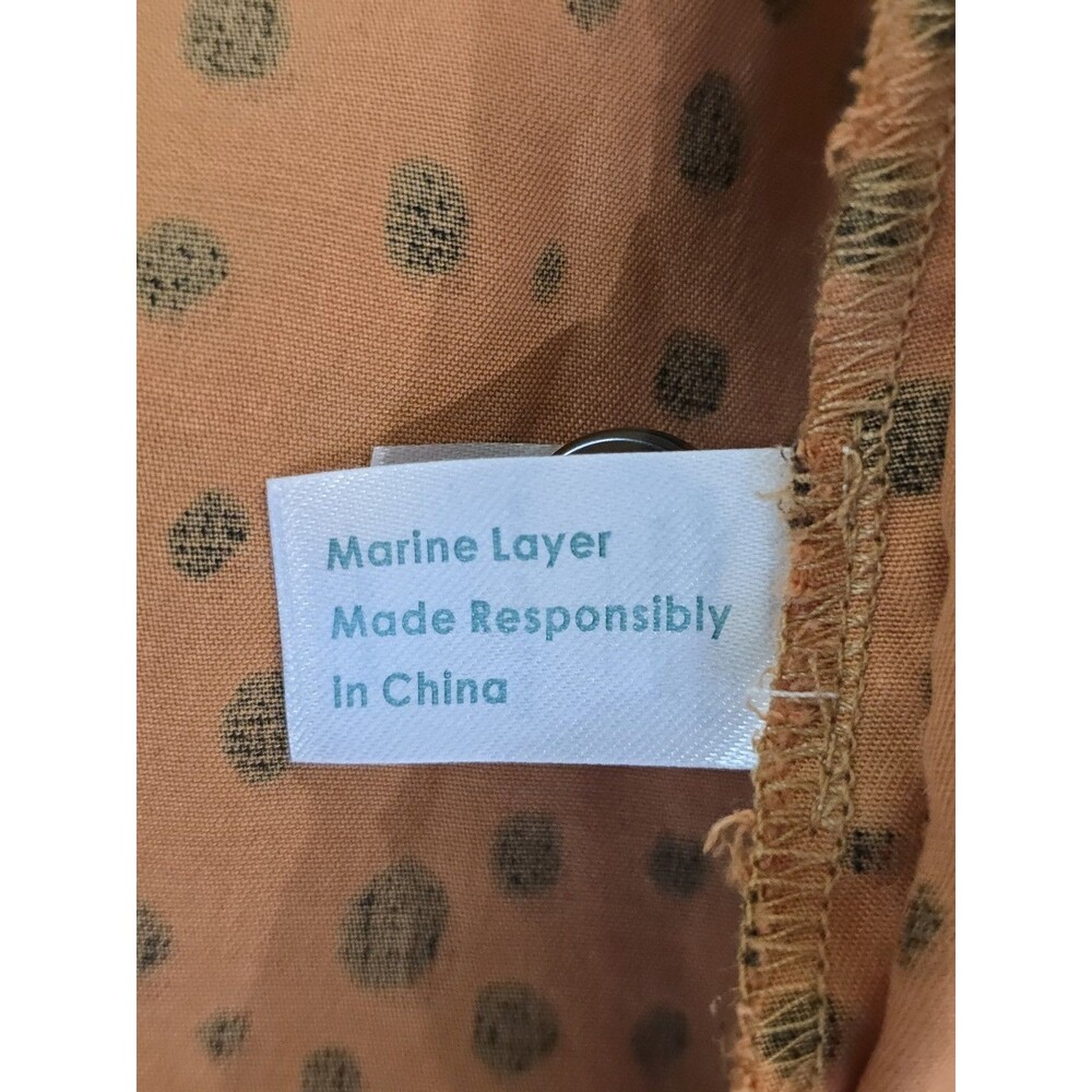 Marine Layer Camilla Cheetah Print A-Line Mini Dress Size M Tencell Lyocell - Picture 10 of 13